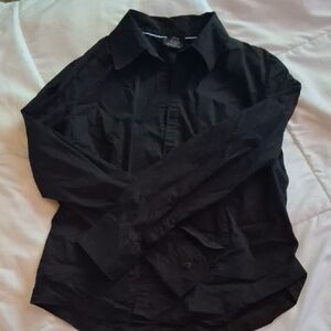 George Men's Black Lightweight Shirt Jacket